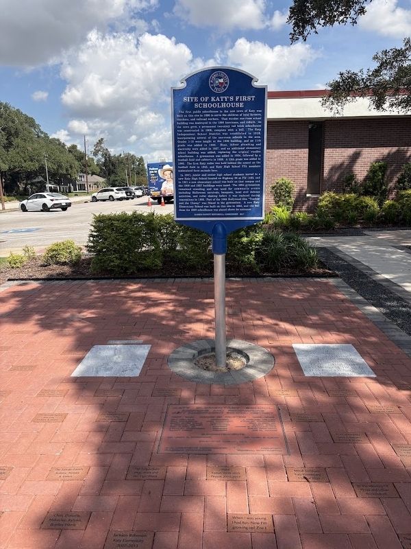 Old Katy School Marker image. Click for full size.