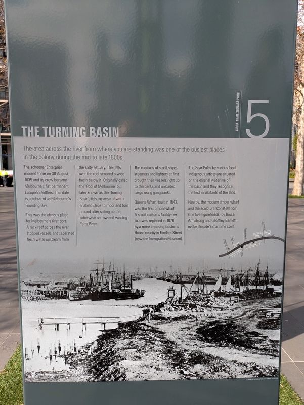 The Turning Basin Marker. Click for full size. The Turning Basin Marker image. Click for full size.