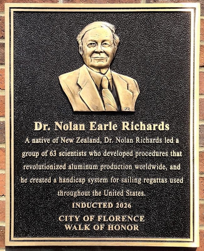 Dr. Nolan Earle Richards Marker. Click for full size. Dr. Nolan Earle Richards Marker image. Click for full size.