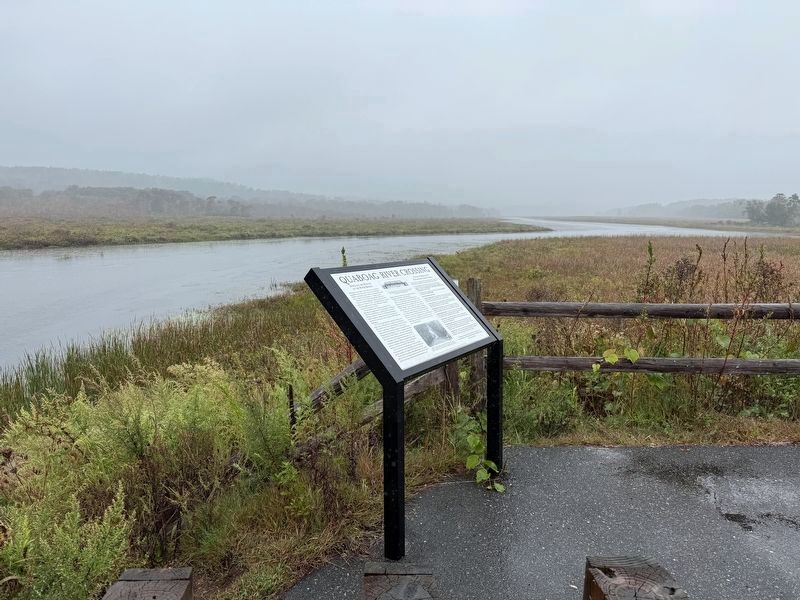 Quaboag River Crossing Marker. Click for full size. Quaboag River Crossing Marker image. Click for full size.
