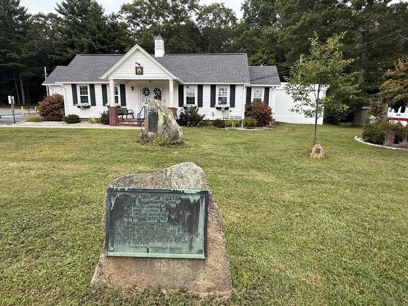Town of Exeter Marker. Click for full size. Town of Exeter Marker image. Click for full size.