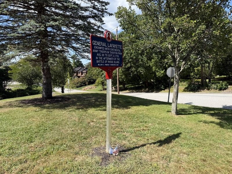 General Lafayette Marker. Click for full size. General Lafayette Marker image. Click for full size.