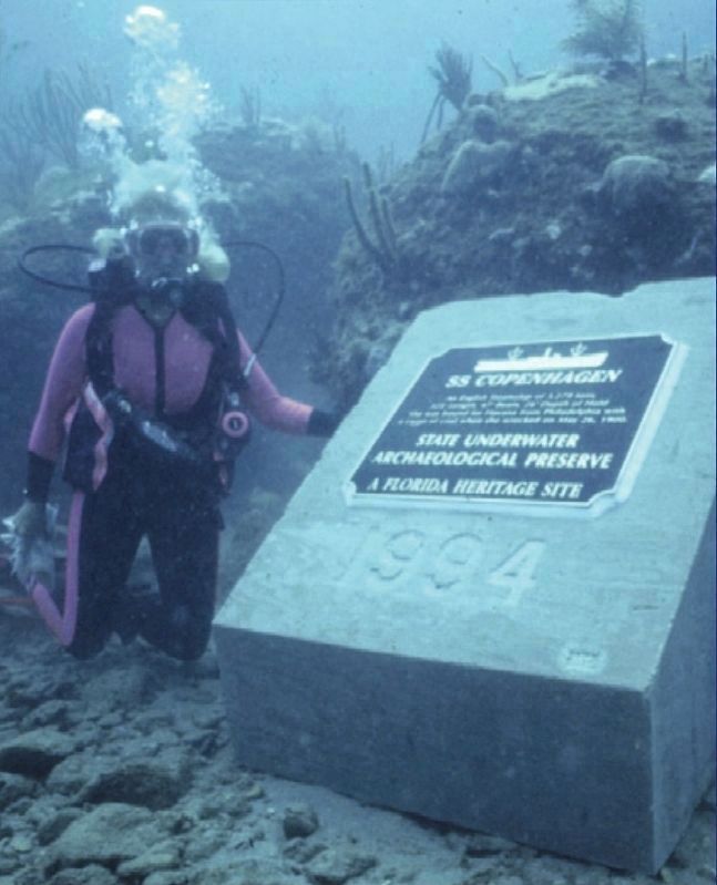 SS Copenhagen Marker - 1994. Click for full size. SS Copenhagen Marker - 1994 image. Click for full size.