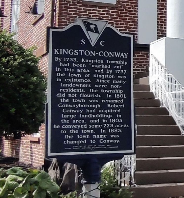 Kingston-Conway / Robert Conway Marker. Click for full size. Kingston-Conway / Robert Conway Marker image. Click for full size.