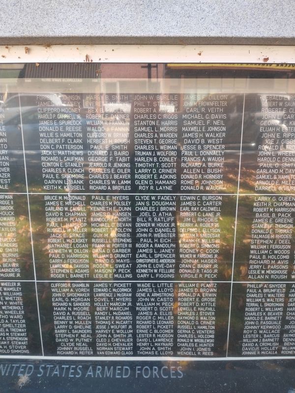 Gallipolis Veterans Memorial Side 1. Click for full size. Gallipolis Veterans Memorial Side 1 image. Click for full size.