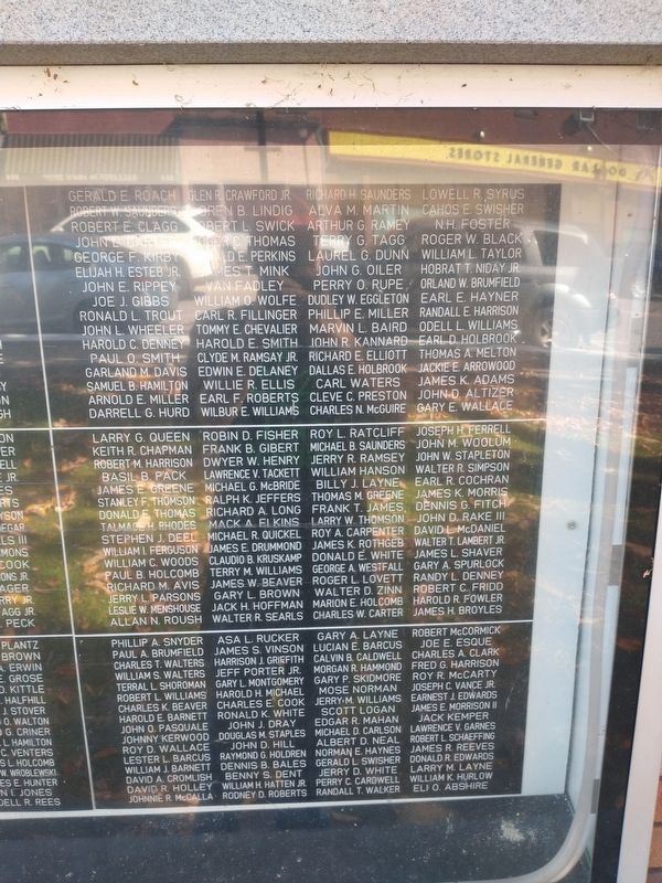Gallipolis Veterans Memorial Side 1. Click for full size. Gallipolis Veterans Memorial Side 1 image. Click for full size.
