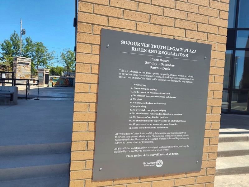 Sojourner Truth Marker. Click for full size. Sojourner Truth Marker image. Click for full size.