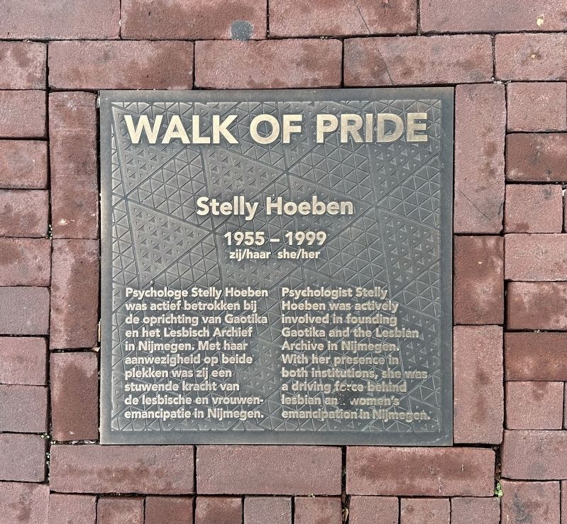 Stelly Hoeben Marker. Click for full size. Stelly Hoeben Marker image. Click for full size.