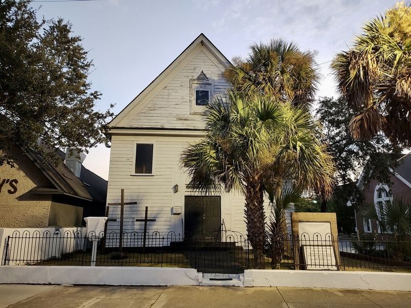 Saint Paul Missionary Baptist Church and Marker. Click for full size. Saint Paul Missionary Baptist Church and Marker image. Click for full size.