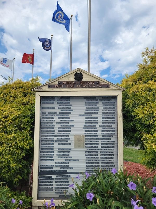 Morris-Dillard Post 4165 VFW Memorial image. Click for full size.