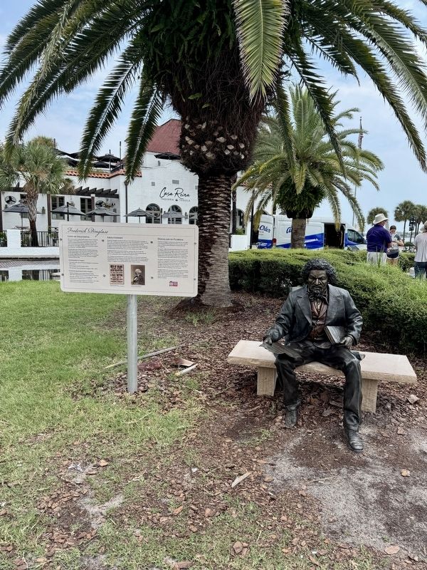 Frederick Douglass Marker. Click for full size. Frederick Douglass Marker image. Click for full size.