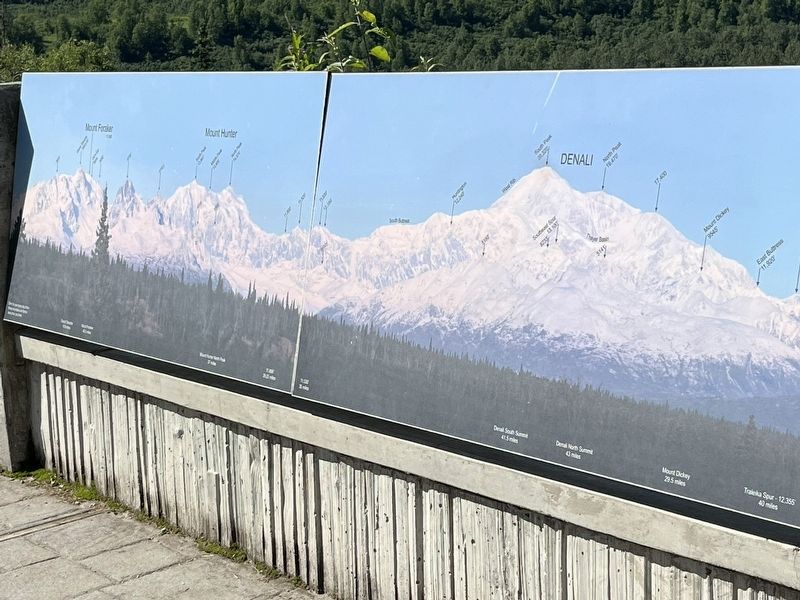 Mural at the overlook - left side. Click for full size. Mural at the overlook - left side image. Click for full size.