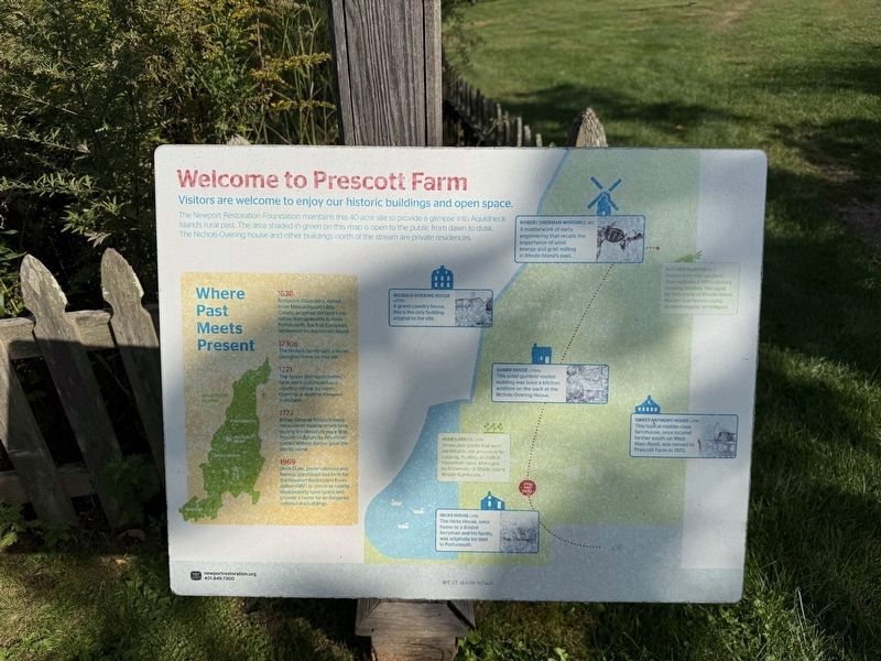 Welcome to Prescott Farm Marker. Click for full size. Welcome to Prescott Farm Marker image. Click for full size.