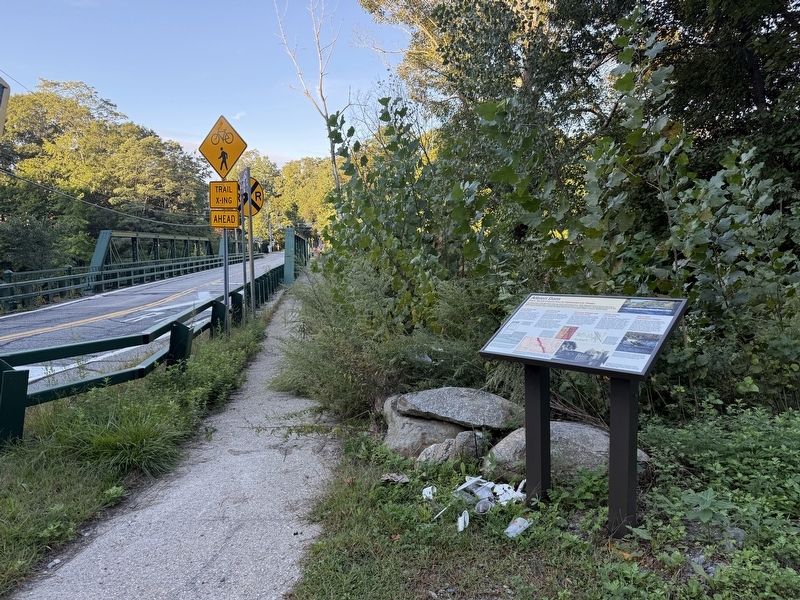 Albion Dam Marker. Click for full size. Albion Dam Marker image. Click for full size.