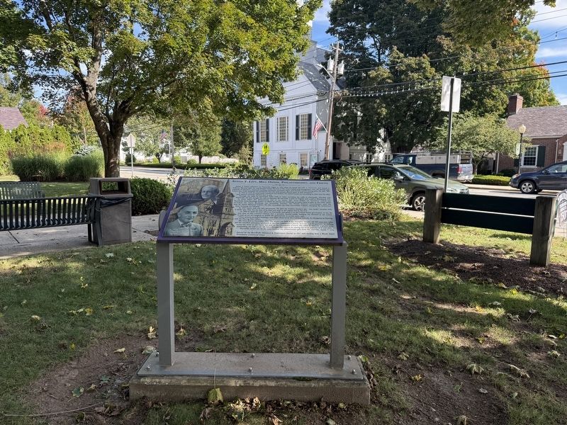 Austin T. Levy, Mill Owner, Philanthropist, and Friend Marker image. Click for full size.