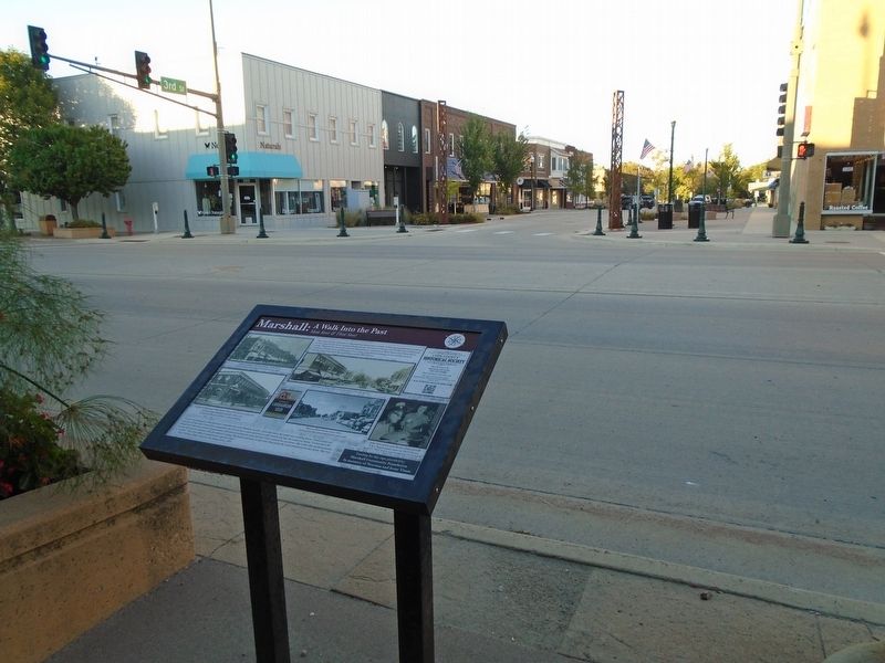 Main Street & Third Street and Marker. Click for full size. Main Street & Third Street and Marker image. Click for full size.