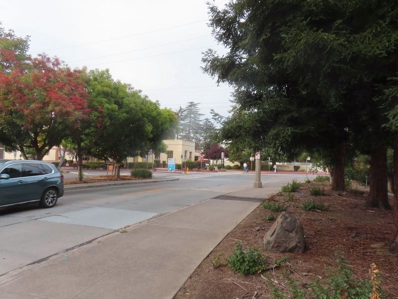 Palo Alto’s First Community House Marker. Click for full size. Palo Alto’s First Community House Marker image. Click for full size.