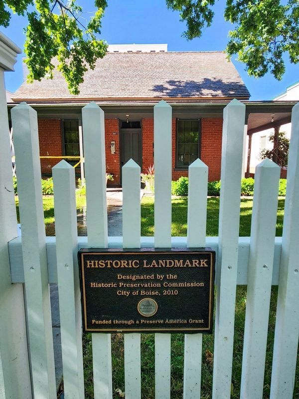 Cyrus Jacobs/Uberuaga House Marker. Click for full size. Cyrus Jacobs/Uberuaga House Marker image. Click for full size.