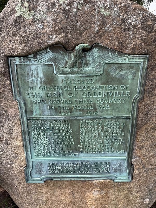 World War Memorial. Click for full size. World War Memorial image. Click for full size.