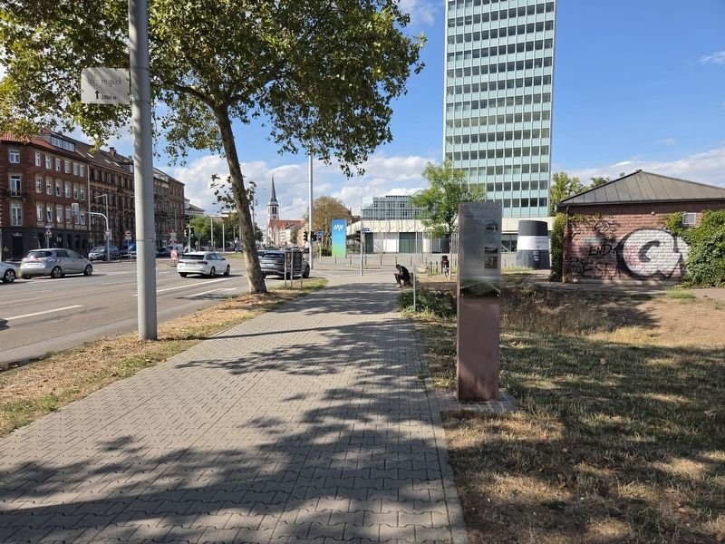 Die Stadtentwässerung – wie alles begann / Urban Drainage – How It All Began Marker. Click for full size. Die Stadtentwässerung – wie alles begann / Urban Drainage – How It All Began Marker image. Click for full size.