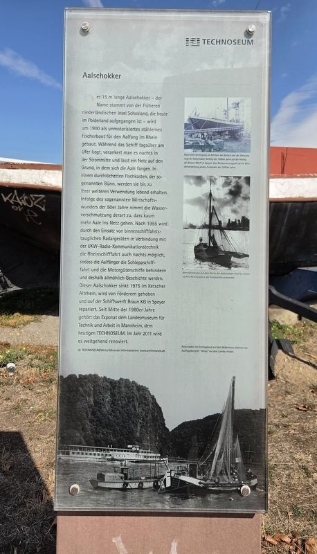 Aalschokker / Eel-Fishing Boat Marker. Click for full size. Aalschokker / Eel-Fishing Boat Marker image. Click for full size.