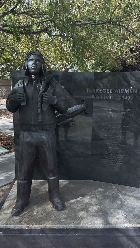 Tuskegee Airman Marker. Click for full size. Tuskegee Airman Marker image. Click for full size.