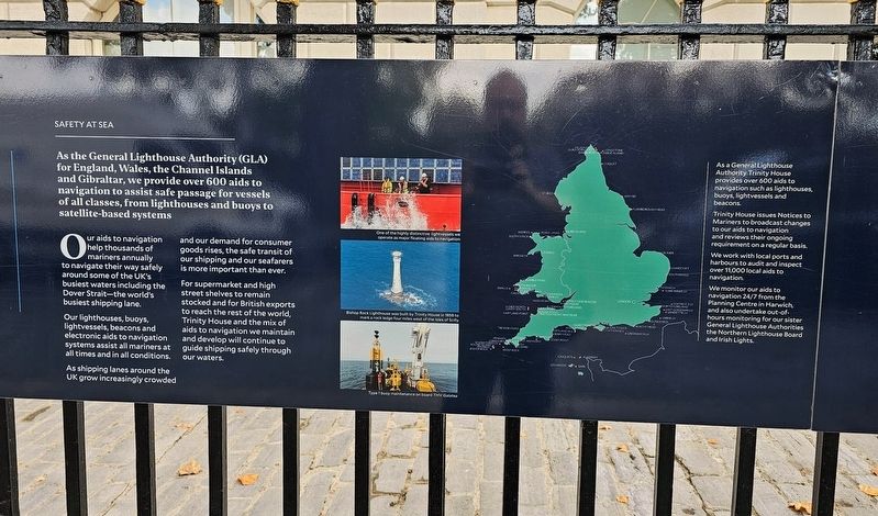 Trinity House Marker. Click for full size. Trinity House Marker image. Click for full size.