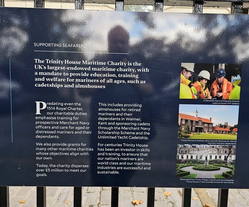 Trinity House Marker. Click for full size. Trinity House Marker image. Click for full size.