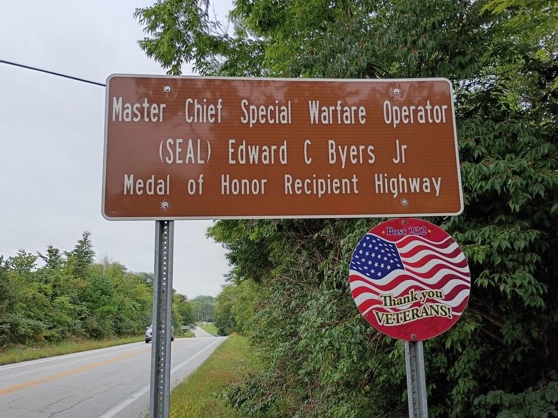 Edward C Byers Jr Marker. Click for full size. Edward C Byers Jr Marker image. Click for full size.