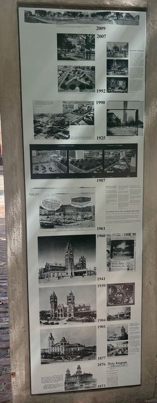 Market Square Park Timeline Marker. Click for full size. Market Square Park Timeline Marker image. Click for full size.