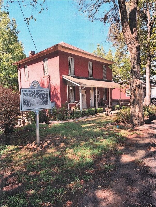 The marker stands beside the Logan County Museum.. Click for full size. The marker stands beside the Logan County Museum. image. Click for full size.