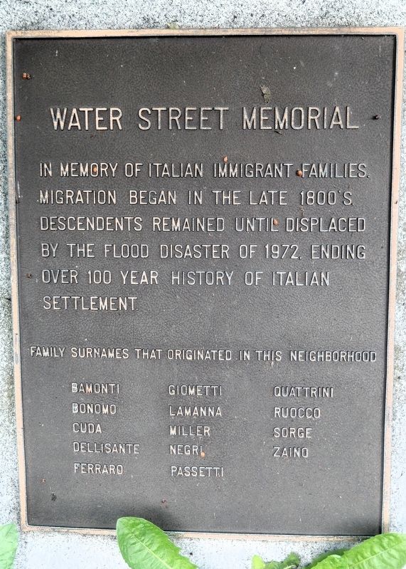Water Street Memorial. Click for full size. Water Street Memorial image. Click for full size.