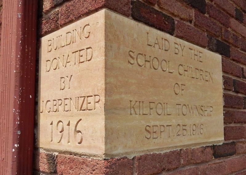 Brenizer Public Library (<i>cornerstone</i>). Click for full size. Brenizer Public Library (<i>cornerstone</i>) image. Click for full size.