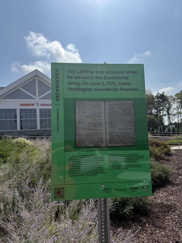 Job Lanthrop Marker. Click for full size. Job Lanthrop Marker image. Click for full size.