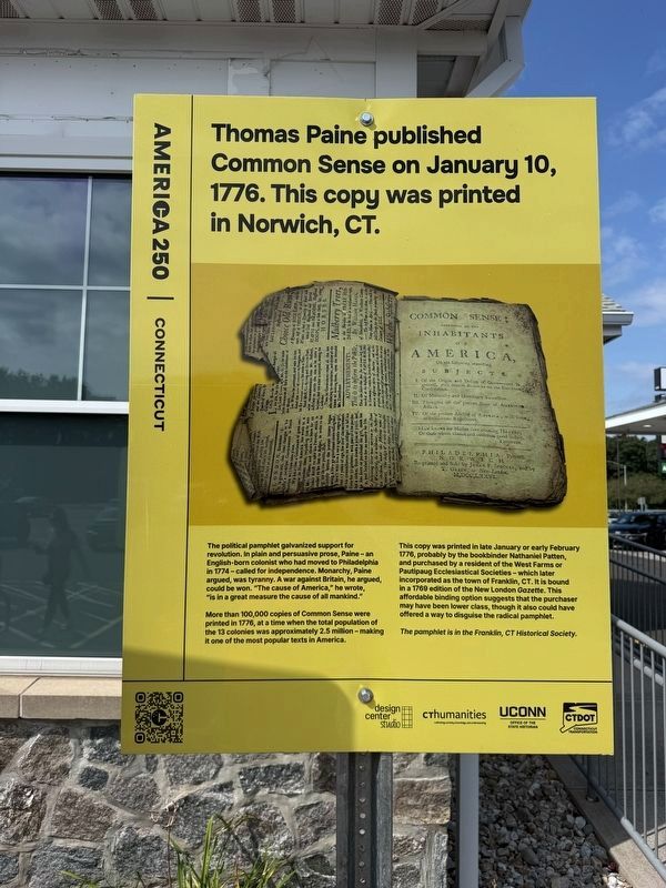 Thomas Paine Marker image. Click for full size.