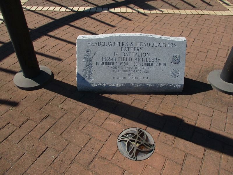 1st/142nd Field Artillery Memorial. Click for full size. 1st/142nd Field Artillery Memorial image. Click for full size.