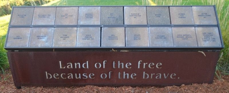 Veterans Memorial Panel. Click for full size. Veterans Memorial Panel image. Click for full size.