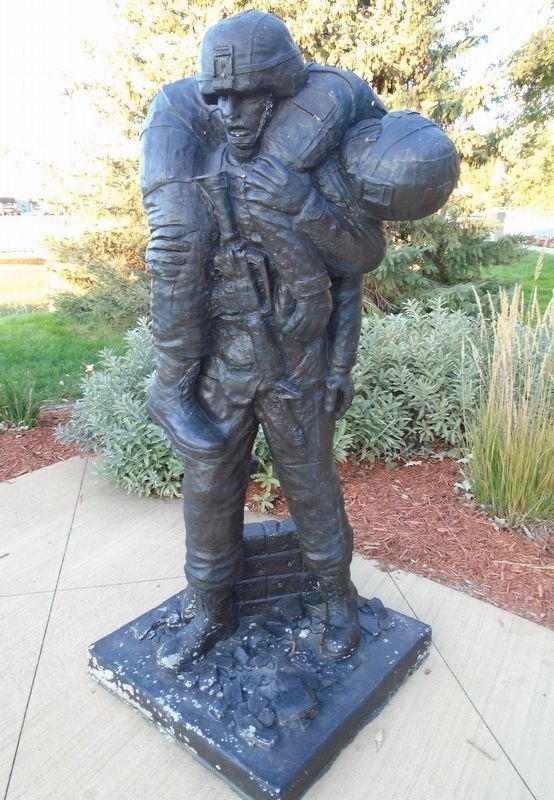 Veterans Memorial Marine Rifleman Statue. Click for full size. Veterans Memorial Marine Rifleman Statue image. Click for full size.