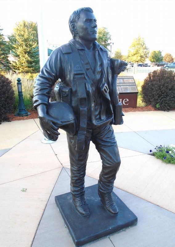 Veterans Memorial Airman Statue. Click for full size. Veterans Memorial Airman Statue image. Click for full size.