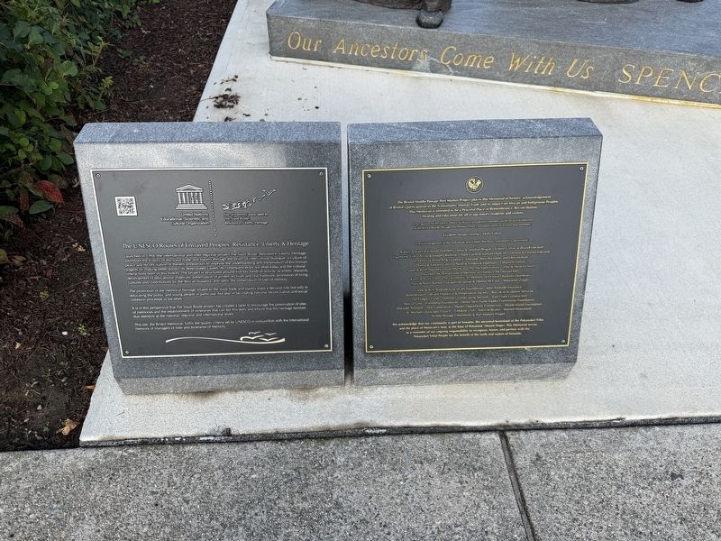 The UNESCO Routes of Enslaved Peoples: Resistance, Liberty & Heritage Marker. Click for full size. The UNESCO Routes of Enslaved Peoples: Resistance, Liberty & Heritage Marker image. Click for full size.