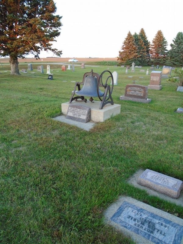 Site of Opdal Lutheran Church Marker. Click for full size. Site of Opdal Lutheran Church Marker image. Click for full size.