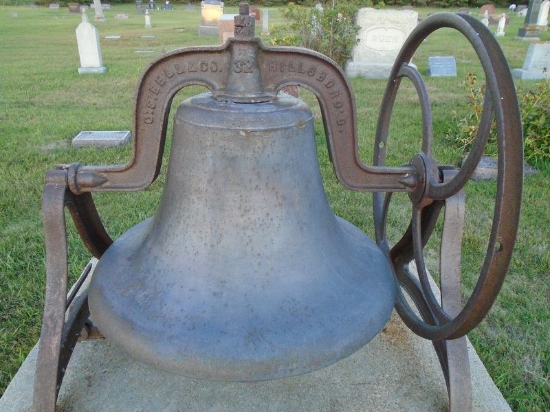 Opdal Lutheran Church Bell. Click for full size. Opdal Lutheran Church Bell image. Click for full size.