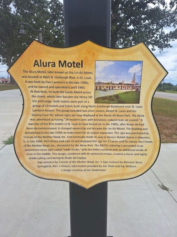 Alura Motel Marker. Click for full size. Alura Motel Marker image. Click for full size.