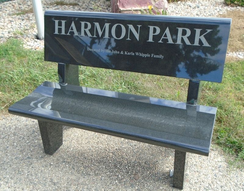 Harmon Park Bench image. Click for full size.