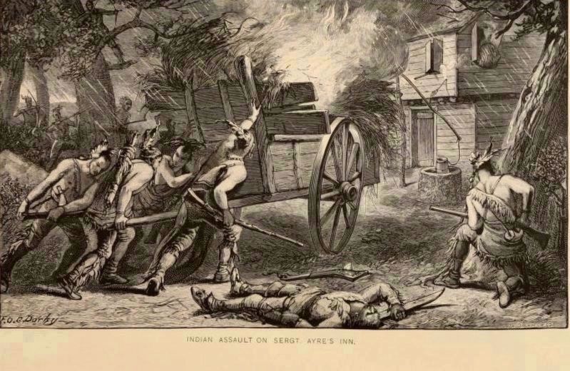 Illustration of the Attack on the Fortified House. Click for full size. Illustration of the Attack on the Fortified House image. Click for full size.