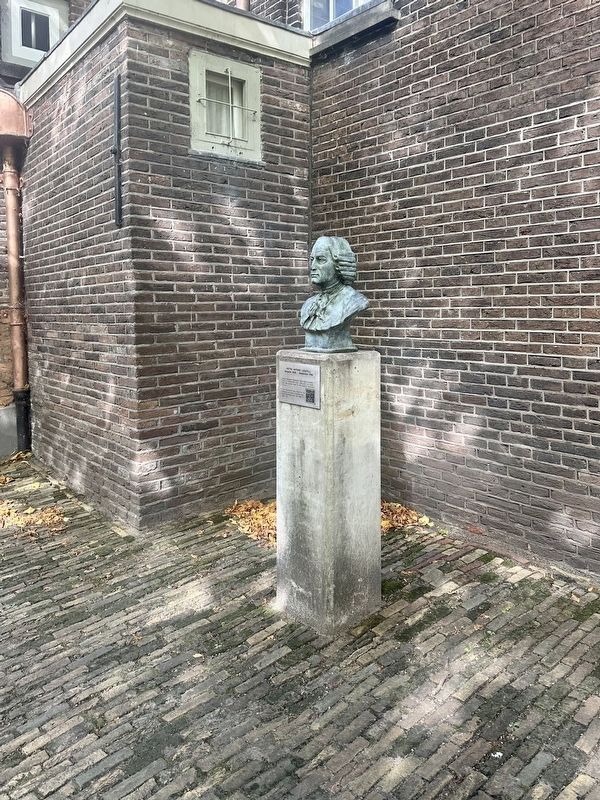Pietro Antonio Locatelli bust and marker - wider view. Click for full size. Pietro Antonio Locatelli bust and marker - wider view image. Click for full size.