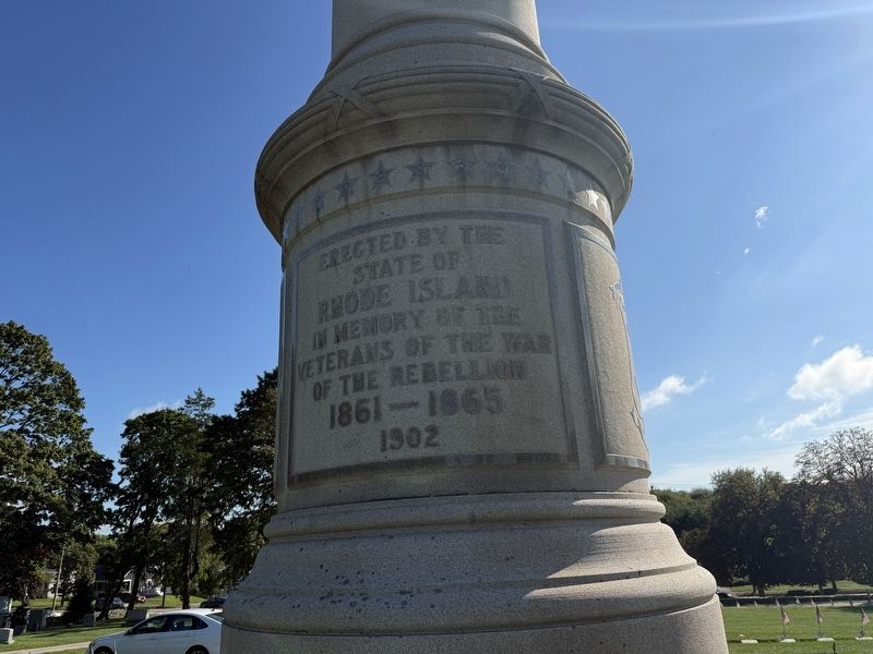 Rhode Island Sodliers' Home Memorial. Click for full size. Rhode Island Sodliers' Home Memorial image. Click for full size.