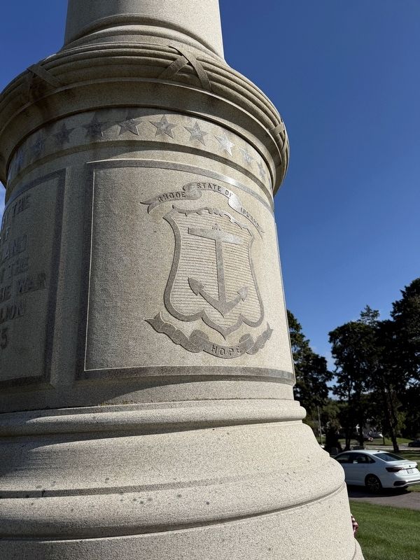 Rhode Island Sodliers' Home Memorial. Click for full size. Rhode Island Sodliers' Home Memorial image. Click for full size.