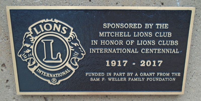 Corn Palace Plaza Marker. Click for full size. Corn Palace Plaza Marker image. Click for full size.
