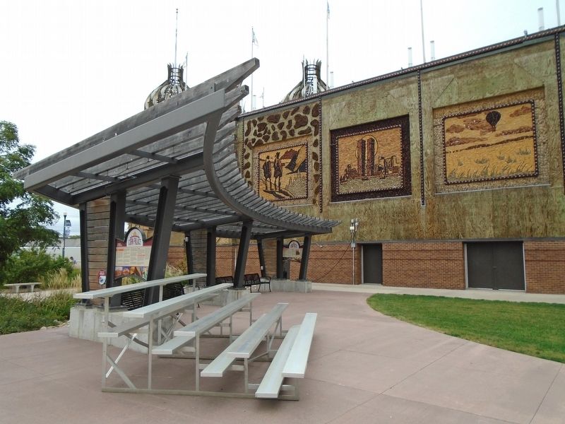 The World's Only Corn Palace Marker. Click for full size. The World's Only Corn Palace Marker image. Click for full size.